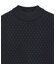 ニットコンビ モックネック長袖Tシャツ