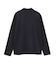 ニットコンビ モックネック長袖Tシャツ