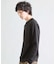 異素材コンビ ワッフルジャガードTee