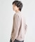 異素材コンビ ワッフルジャガードTee