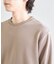 異素材コンビ ワッフルジャガードTee