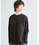 異素材コンビ ワッフルジャガードTee