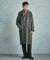 【50th Anniv . 中田 慎介】 COTTON TWILL x WOOL HOUND'S TOOTH REVERSIBLE COAT