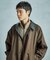 【50th Anniv . 中田 慎介】 COTTON TWILL x WOOL HOUND'S TOOTH REVERSIBLE COAT