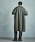 【50th Anniv . 中田 慎介】 COTTON TWILL x WOOL HOUND'S TOOTH REVERSIBLE COAT