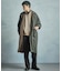 【50th Anniv . 中田 慎介】 COTTON TWILL x WOOL HOUND'S TOOTH REVERSIBLE COAT