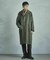 【50th Anniv . 中田 慎介】 COTTON TWILL x WOOL HOUND'S TOOTH REVERSIBLE COAT