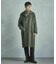 【50th Anniv . 中田 慎介】 COTTON TWILL x WOOL HOUND'S TOOTH REVERSIBLE COAT