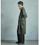 【50th Anniv . 中田 慎介】 COTTON TWILL x WOOL HOUND'S TOOTH REVERSIBLE COAT