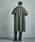 【50th Anniv . 中田 慎介】 COTTON TWILL x WOOL HOUND'S TOOTH REVERSIBLE COAT