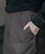 ヘビーカツラギバレルレッグワイドパンツ
