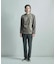 【COLE HAAN/コール ハーン】別注スエードタッチモックネックロングTシャツ