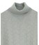 【ACTIVE TAILOR/アクティブテイラー】12Gジャカードタートルネックニット