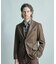 フェイクレザー テーラードジャケット