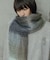モヘアライクマフラー