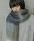 モヘアライクマフラー