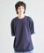 Wフェイス裏メッシュ5分袖T