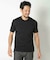 【ACTIVE TAILOR/アクティブテイラー】シルケットスムースクルーネックTシャツ＜接触冷感 / UVカット＞