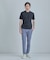 【ACTIVE TAILOR/アクティブテイラー】シルケットスムースクルーネックTシャツ＜接触冷感 / UVカット＞