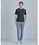 【ACTIVE TAILOR/アクティブテイラー】シルケットスムースクルーネックTシャツ＜接触冷感 / UVカット＞