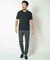 【ACTIVE TAILOR/アクティブテイラー】シルケットスムースクルーネックTシャツ＜接触冷感 / UVカット＞