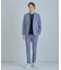 【ACTIVE TAILOR/アクティブテイラー】シルケットスムースクルーネックTシャツ＜接触冷感 / UVカット＞