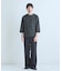 変形アーガイルシアーニット7分袖Tシャツ
