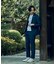 【COLE HAAN/コール ハーン】別注 サマーサイロフィルウールピンチェックジャケット＜通気性＞