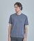 【COLE HAAN/コール ハーン】別注 ロゴ刺繍ニット半袖Tシャツ＜持続冷感＞