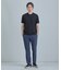 【COLE HAAN/コール ハーン】別注 ロゴ刺繍ニット半袖Tシャツ＜持続冷感＞