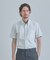 【COLE HAAN/コール ハーン】別注 綿麻オックス半袖シャツ＜吸水速乾/UVカット/遮熱/透け防止＞
