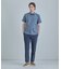 【COLE HAAN/コール ハーン】別注 綿麻オックス半袖シャツ＜吸水速乾/UVカット/遮熱/透け防止＞