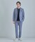 【ACTIVE TAILOR】Dot Air ヘリンボーン×千鳥格子/デニム柄 セットアップジャケット＜通気性/吸水速乾/ストレッチ＞