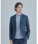 【ACTIVE TAILOR】Dot Air ヘリンボーン×千鳥格子/デニム柄 セットアップジャケット＜通気性/吸水速乾/ストレッチ＞
