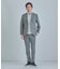 【ACTIVE TAILOR】Dot Air ヘリンボーン×千鳥格子/デニム柄 セットアップジャケット＜通気性/吸水速乾/ストレッチ＞