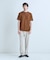 フェイクレイヤードキーネック半袖Tシャツ