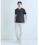 アラン調 ニットコンビTシャツ
