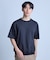 シルケットポンチリブコンビTシャツ＜ストレッチ・マシンウォッシャブル・接触冷感＞