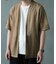 【WEB限定】シアストライプ半袖カーディガン＜ストレッチ・マシンウォッシャブル・通気性＞