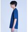 ニット×ポンチコンビハーフスリーブTシャツ＜ストレッチ・マシンウォッシャブル＞