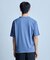 ミニワッフルキーネックレイヤードTシャツ