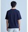 ミニワッフルキーネックレイヤードTシャツ