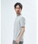 東レPrimeflex 麻調ドットメッシュ クルーネックTシャツ＜吸水速乾/通気性＞