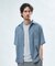 東レPrimeflex 麻調ドットメッシュ クルーネックTシャツ＜吸水速乾/通気性＞