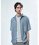 東レPrimeflex 麻調ドットメッシュ クルーネックTシャツ＜吸水速乾/通気性＞