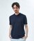 東レPrimeflex 麻調ドットメッシュ クルーネックTシャツ＜吸水速乾/通気性＞