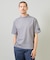 ドットメッシュプリントモックネックTシャツ＜ストレッチ・軽量・ハンドウォッシャブル・通気性＞