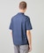 ドットメッシュプリントモックネックTシャツ＜ストレッチ・軽量・ハンドウォッシャブル・通気性＞