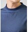 ドットメッシュプリントモックネックTシャツ＜ストレッチ・軽量・ハンドウォッシャブル・通気性＞