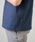 ドットメッシュプリントモックネックTシャツ＜ストレッチ・軽量・ハンドウォッシャブル・通気性＞